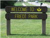 Welcome to Friedt Park Sign