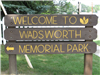 Welcome to Memorial Park Sign