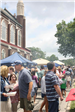 Crowd Browsing the Booths at the Rib Festival