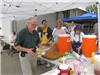Food Being Served at Rib Festival