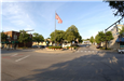 Wadsworth Gazebo With American Flag