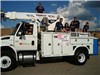 City of Wadsworth Cable and Internet Truck With Employees