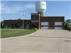 Wadsworth Fire Station Number 2 With Water Tower Standing Behind