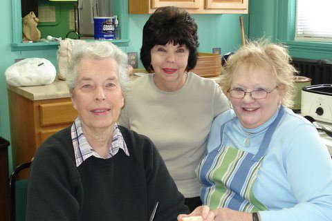 Women at Rummage Sale