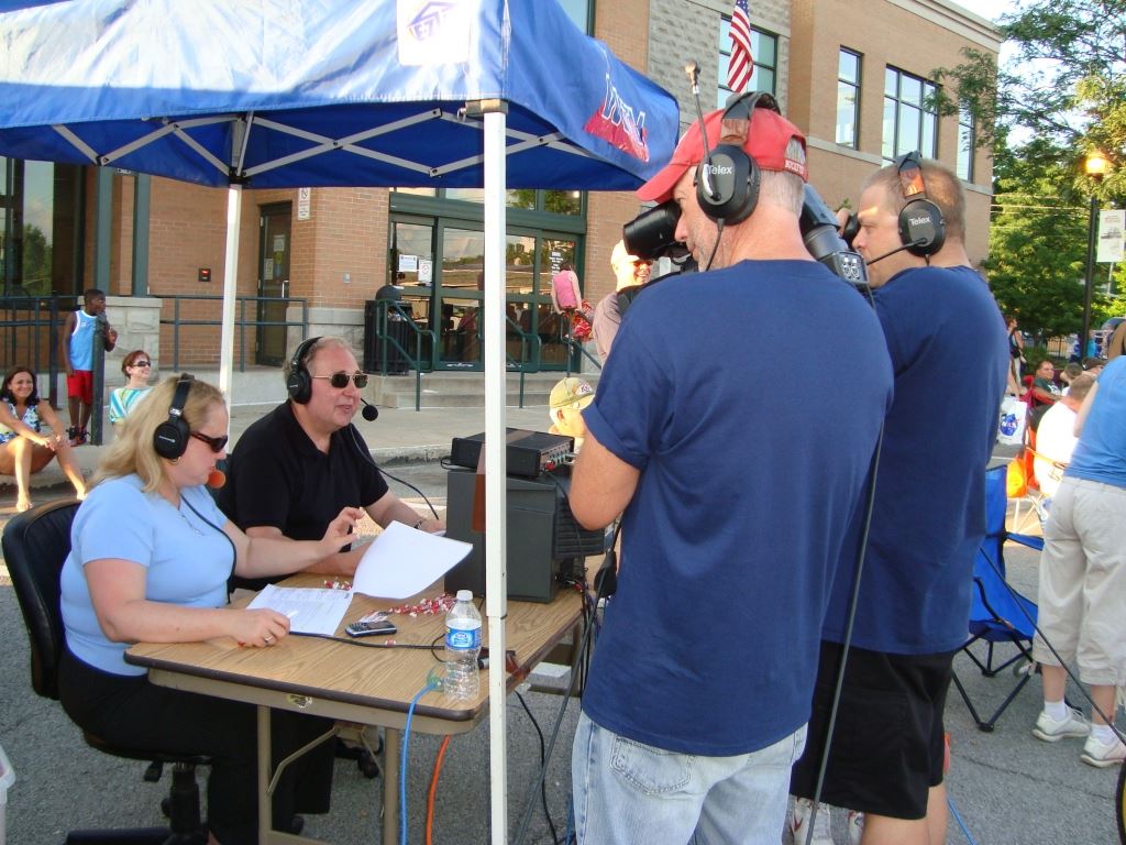 Radio Booth at Parade