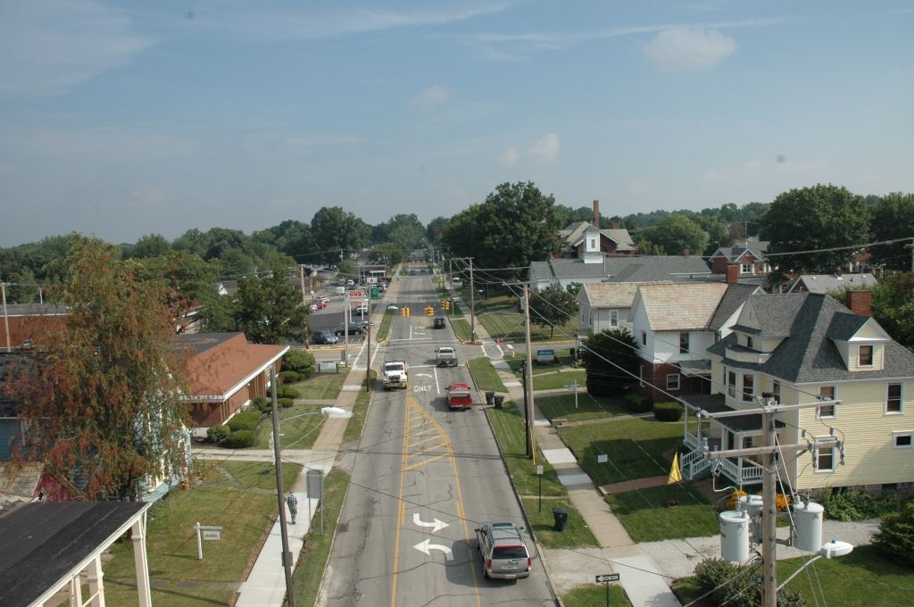 Aerial Photo of Downtown Wadsworth
