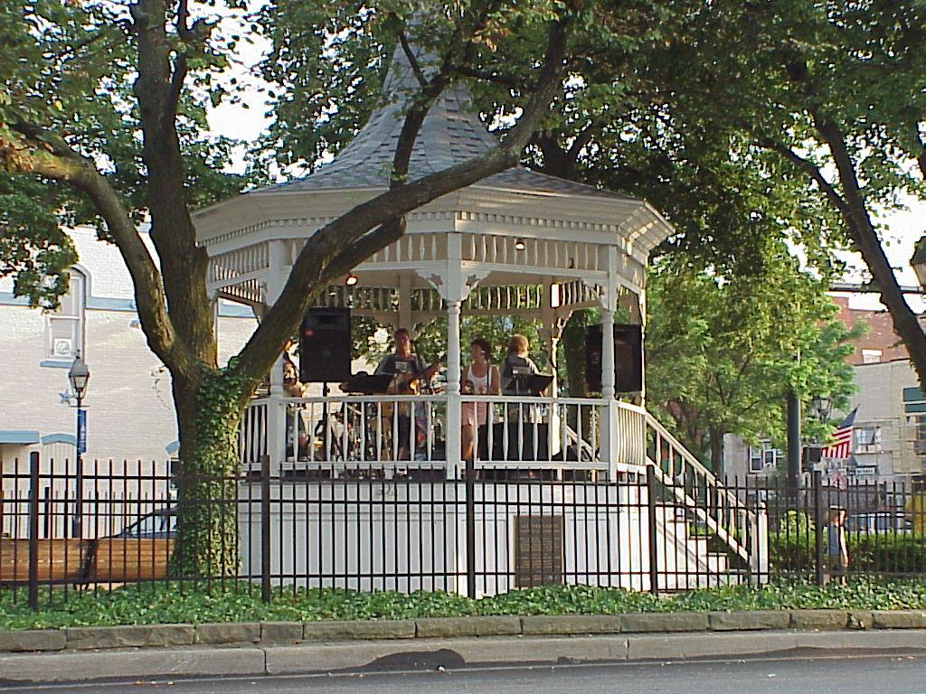 Band Plays in Gazebo