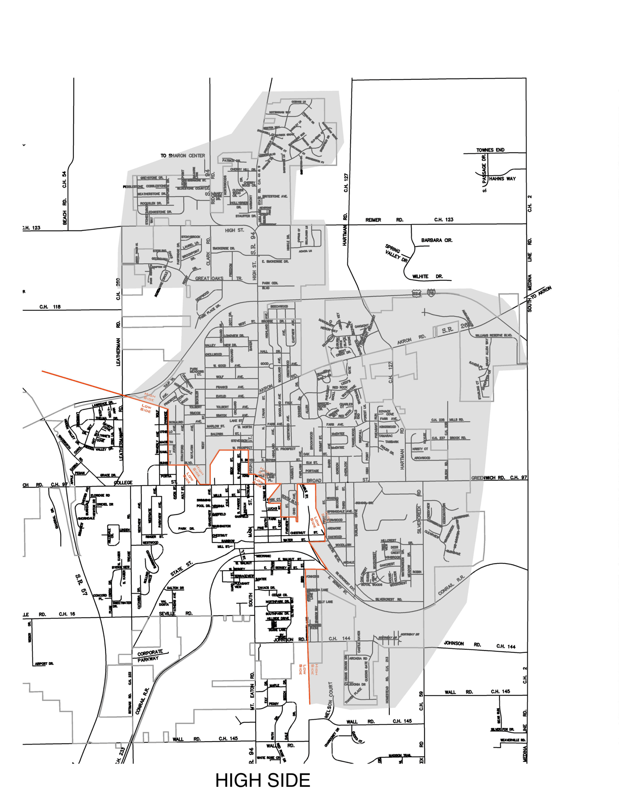 High Side Flushing Map