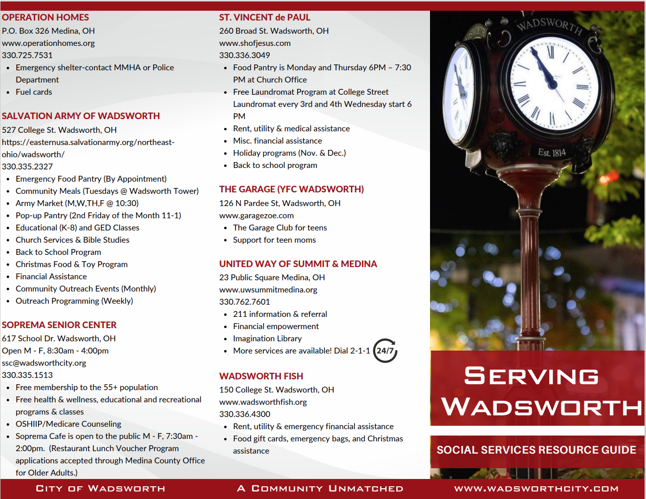 Serving Wadsworth Brochure Pic - Pg 1