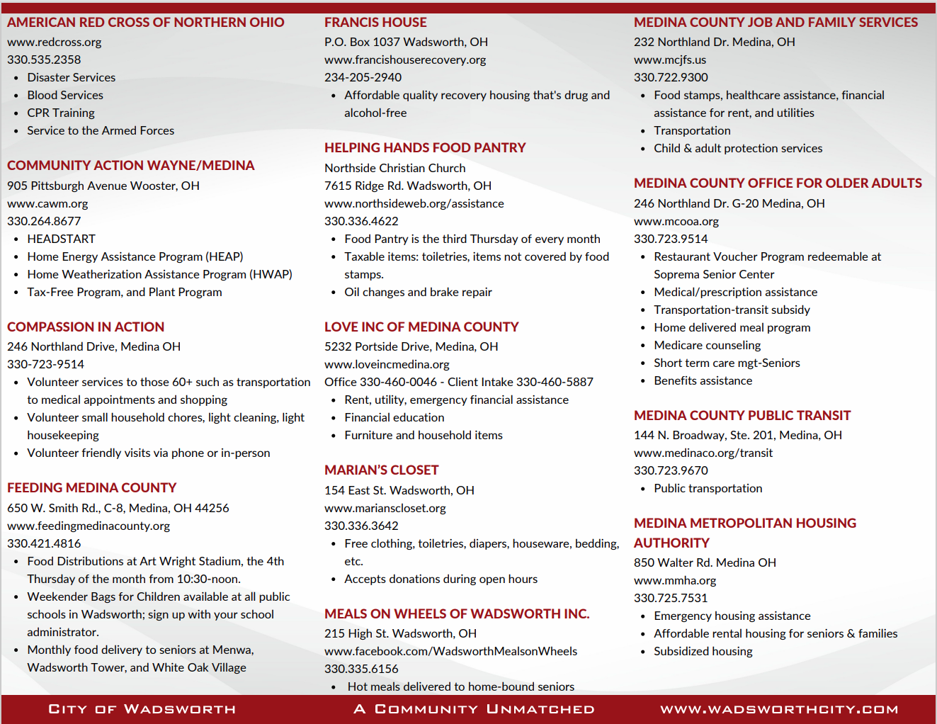 Serving Wadsworth Brochure Pic - Pg 2