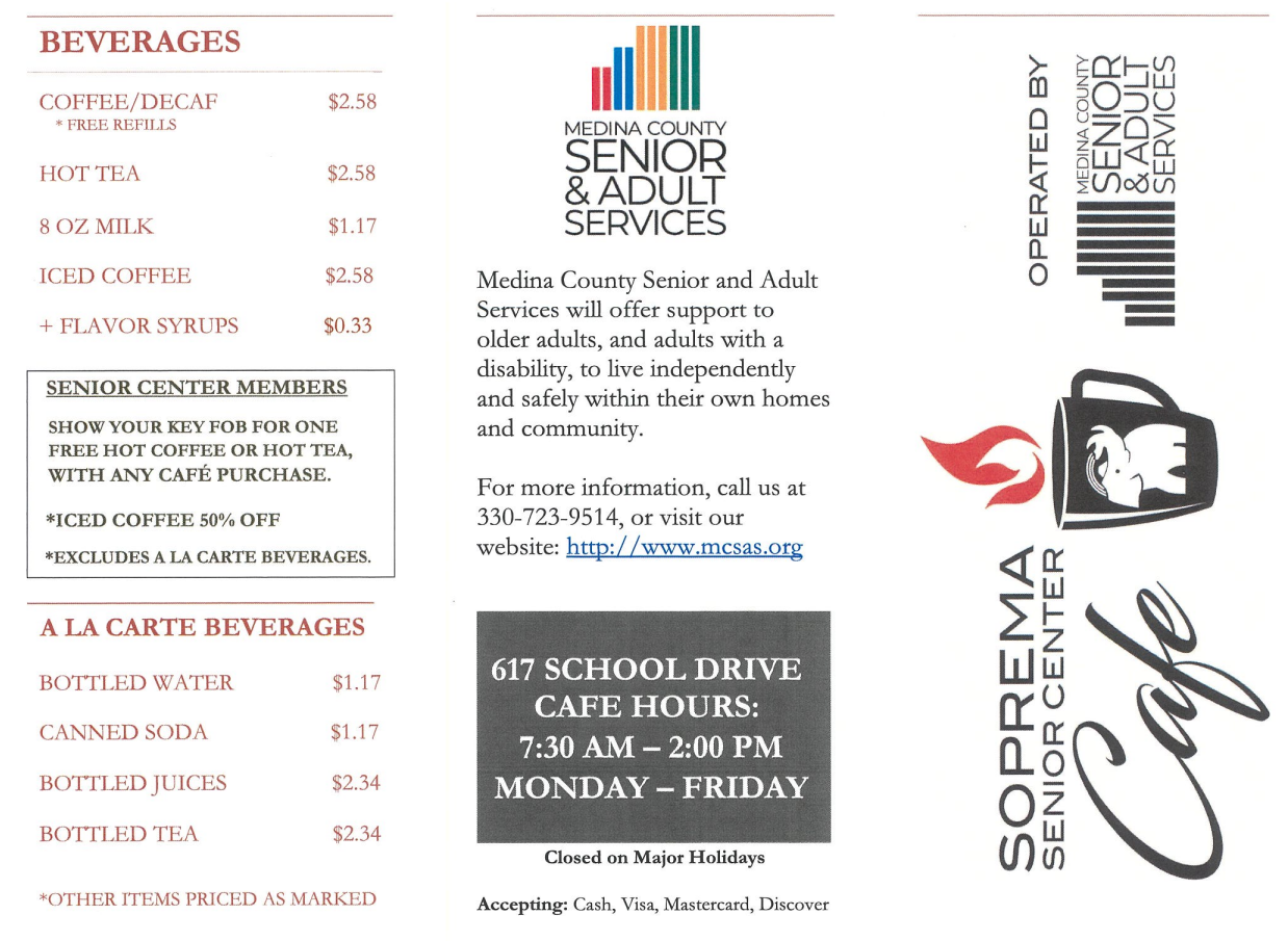 New 2026 Cafe Menu - Page 1